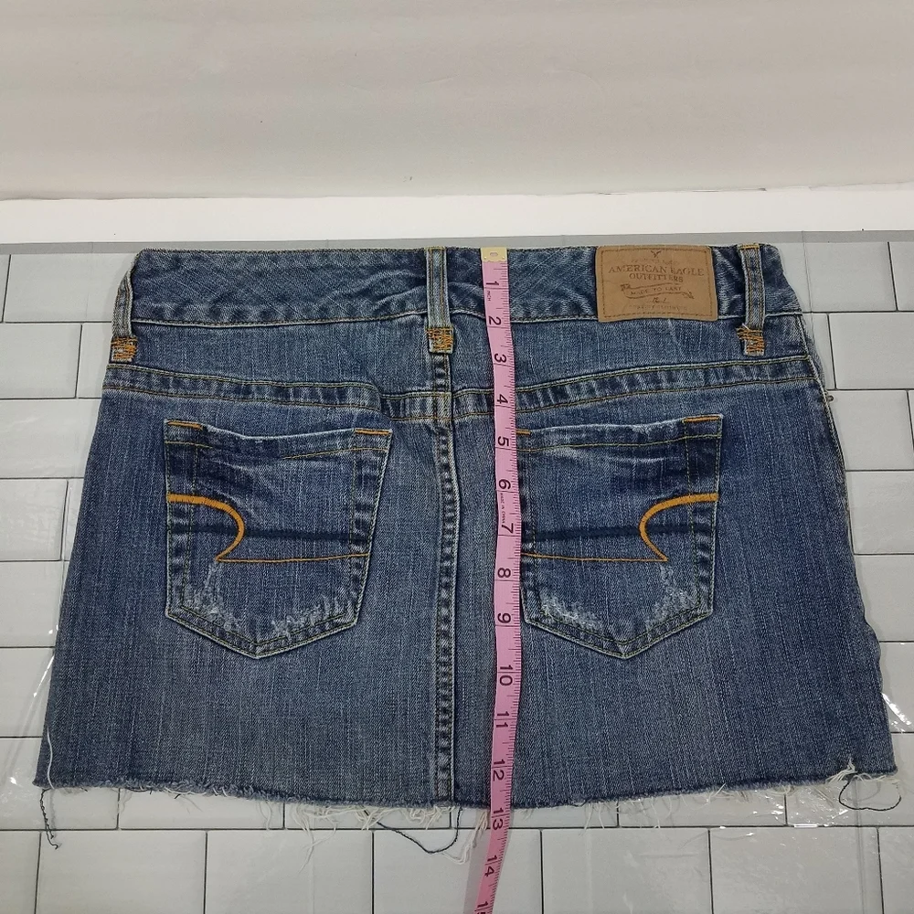American Eagle 1995 Denim Mini Skirt 4